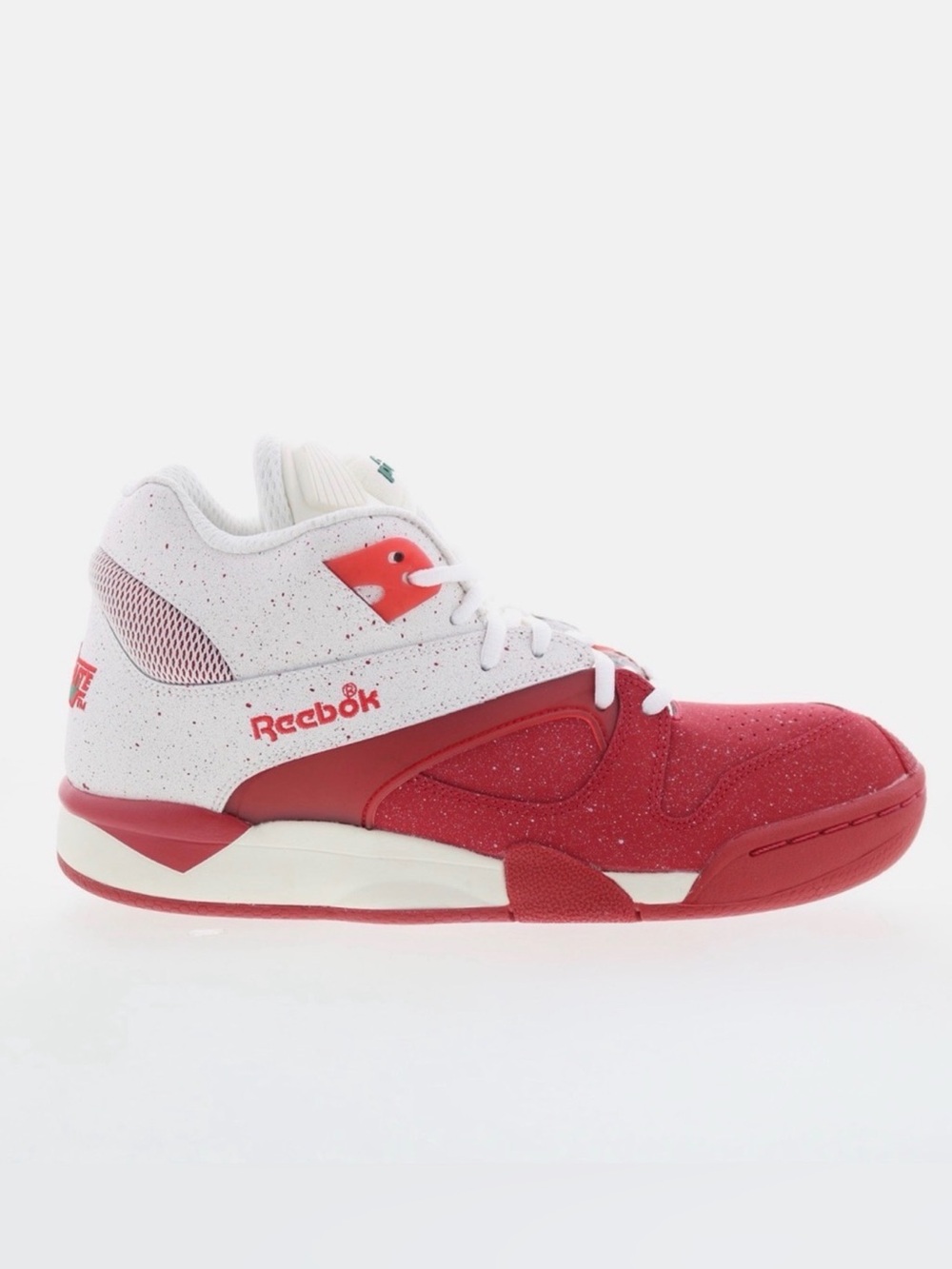 Reebok Kids Red and White High-Top Sneakers